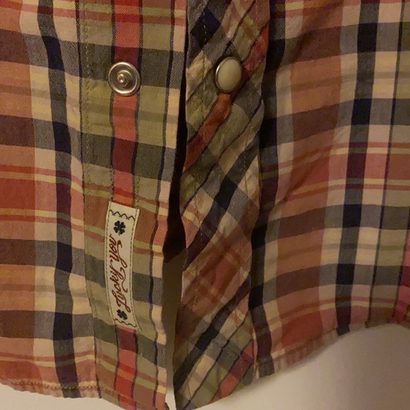 Lucky brand short sleeved snap shirt - Picture 5 of 5